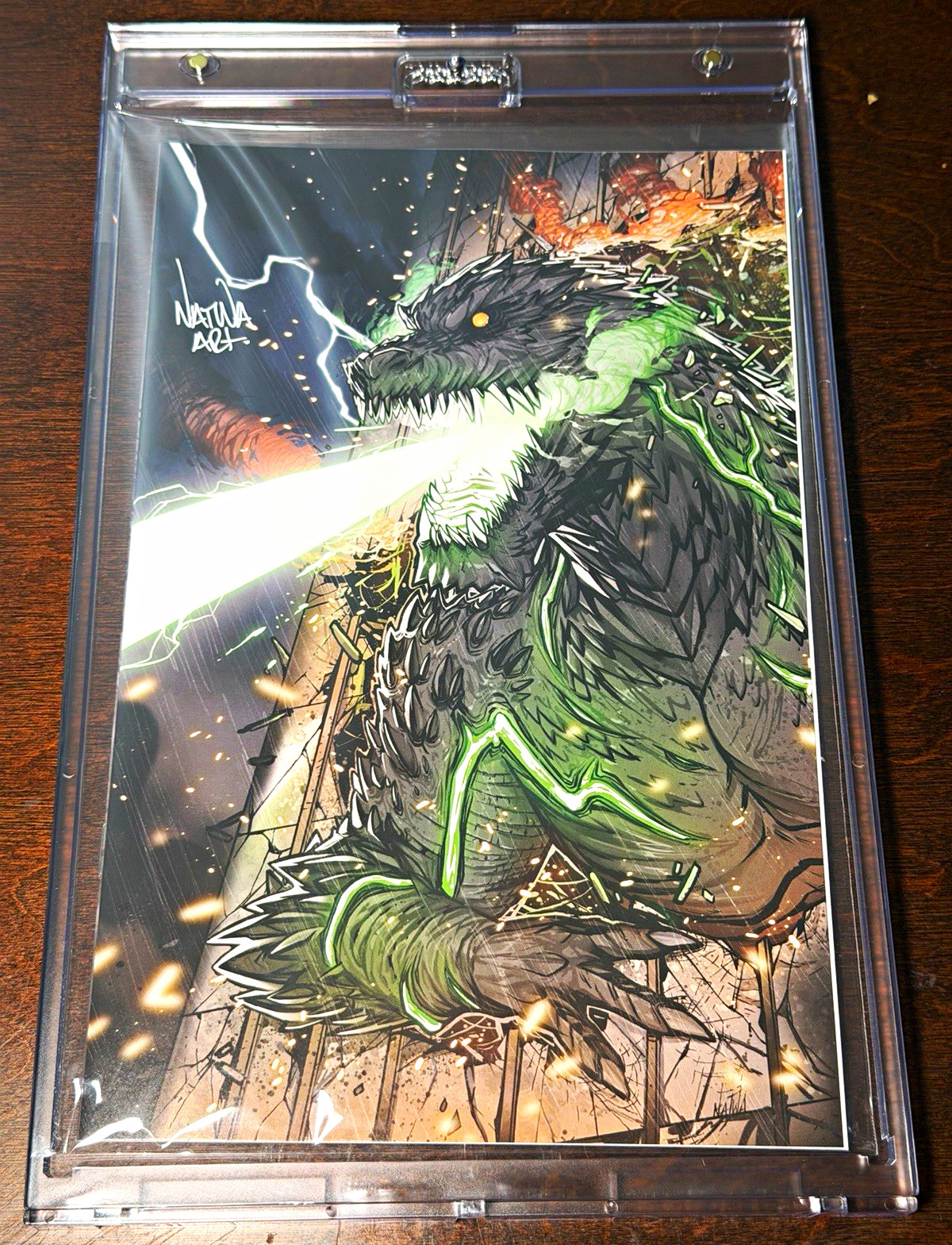 FREE SHIPPING The Horror of Godzilla #1 Virgin Ltd 500 Signed Nate Melendez COA FREE SHIPPING The Horror of Godzilla #1 Virgin Ltd 500 Signed Nate Melendez COA