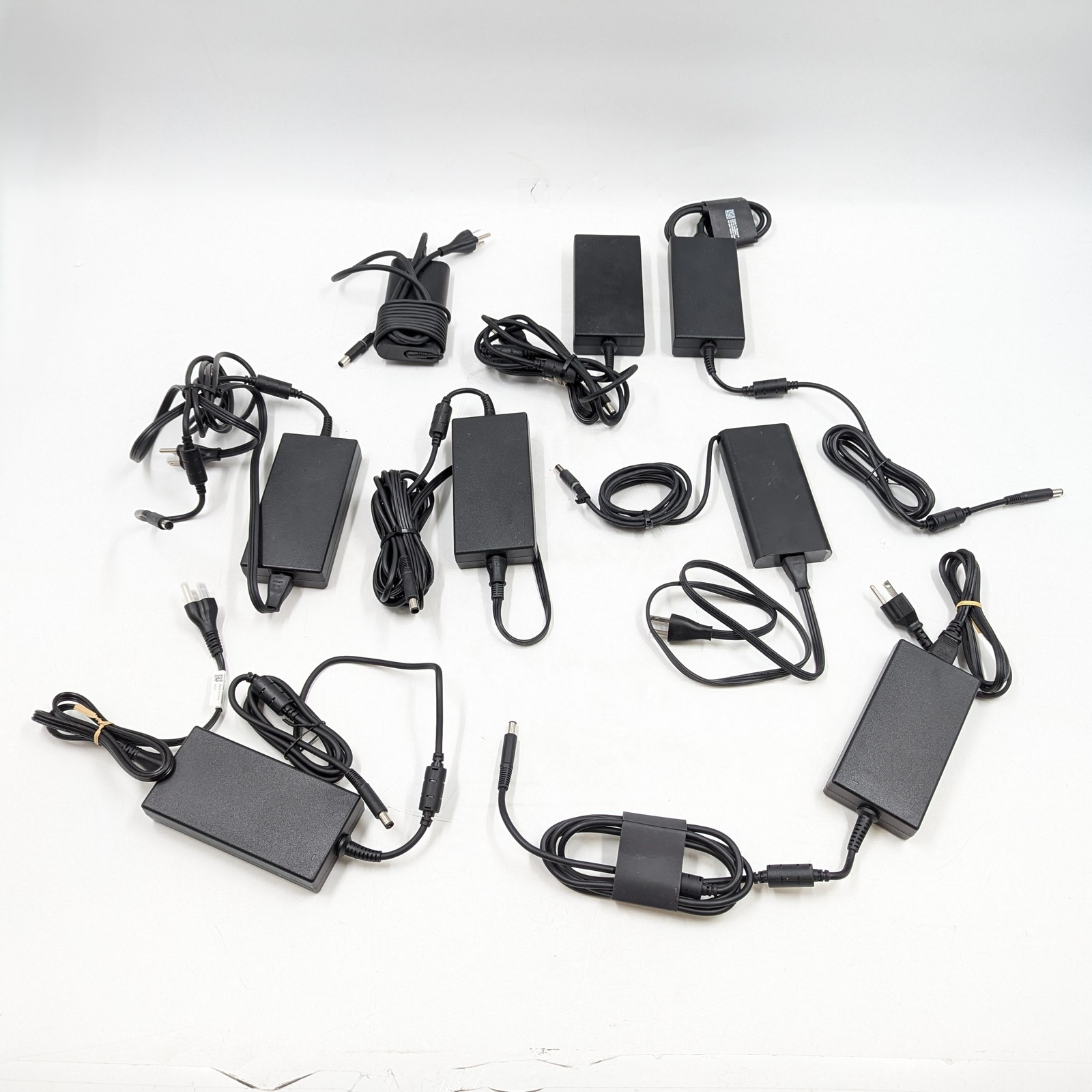 Assorted Dell 180W AC Adapter Laptop Charger w/ Plug Connector | Lot of 8