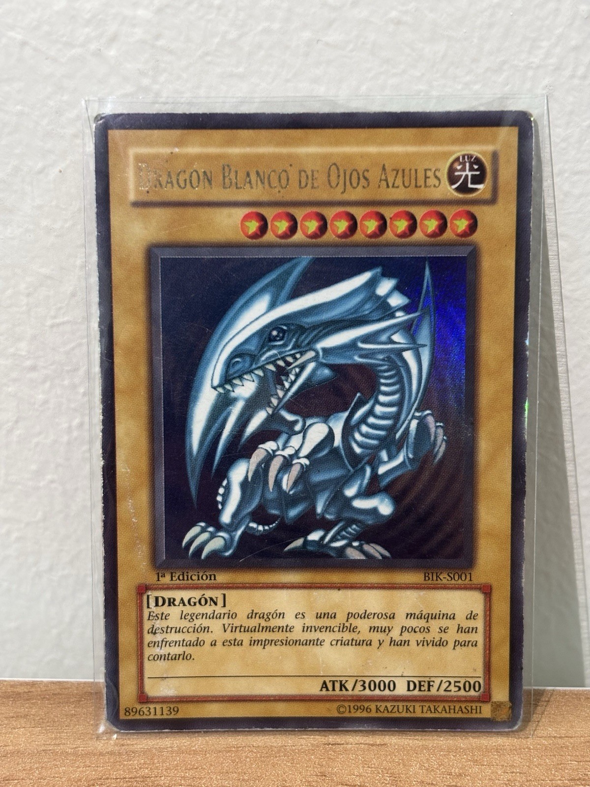 Yu-gi-oh Dragon White Blue Eyes BIK-S001 (First Edition) Spanish