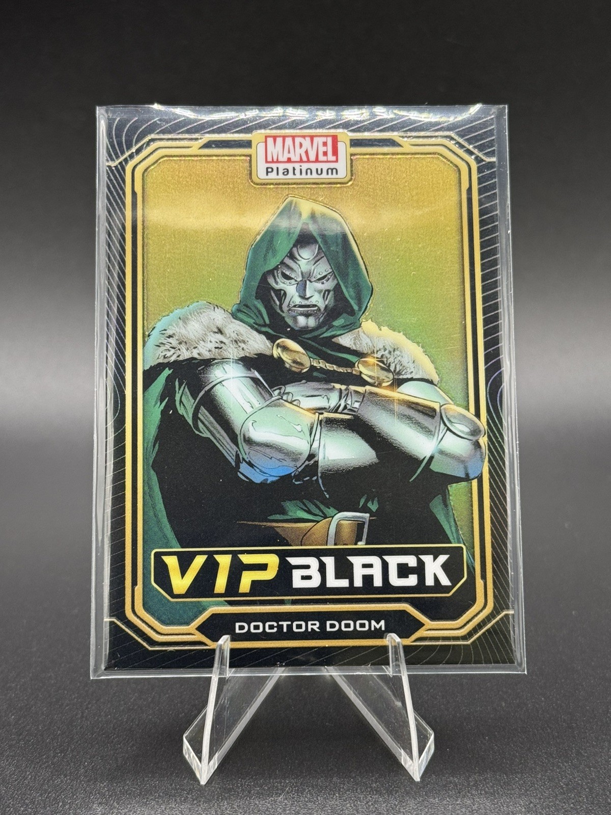 2023 Marvel Platinum VIP BLACK Achievement Redemption Doctor Doom #VIP-3