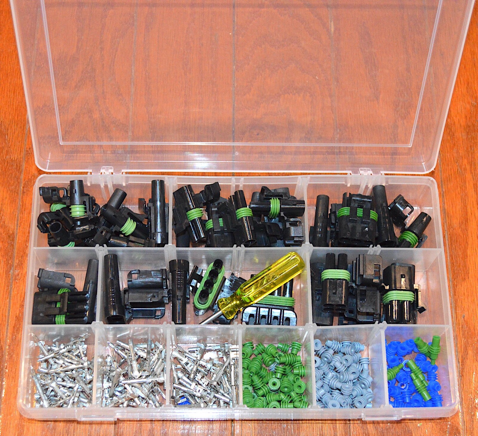 DELPHI WEATHERPACK CONNECTOR STARTER KIT #2A  238 PIECES   APTIV