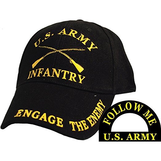 US ARMY INFANTRY CROSSED RIFLES 11B HAT INFANTRYMAN GRUNT COMBAT VETERAN
