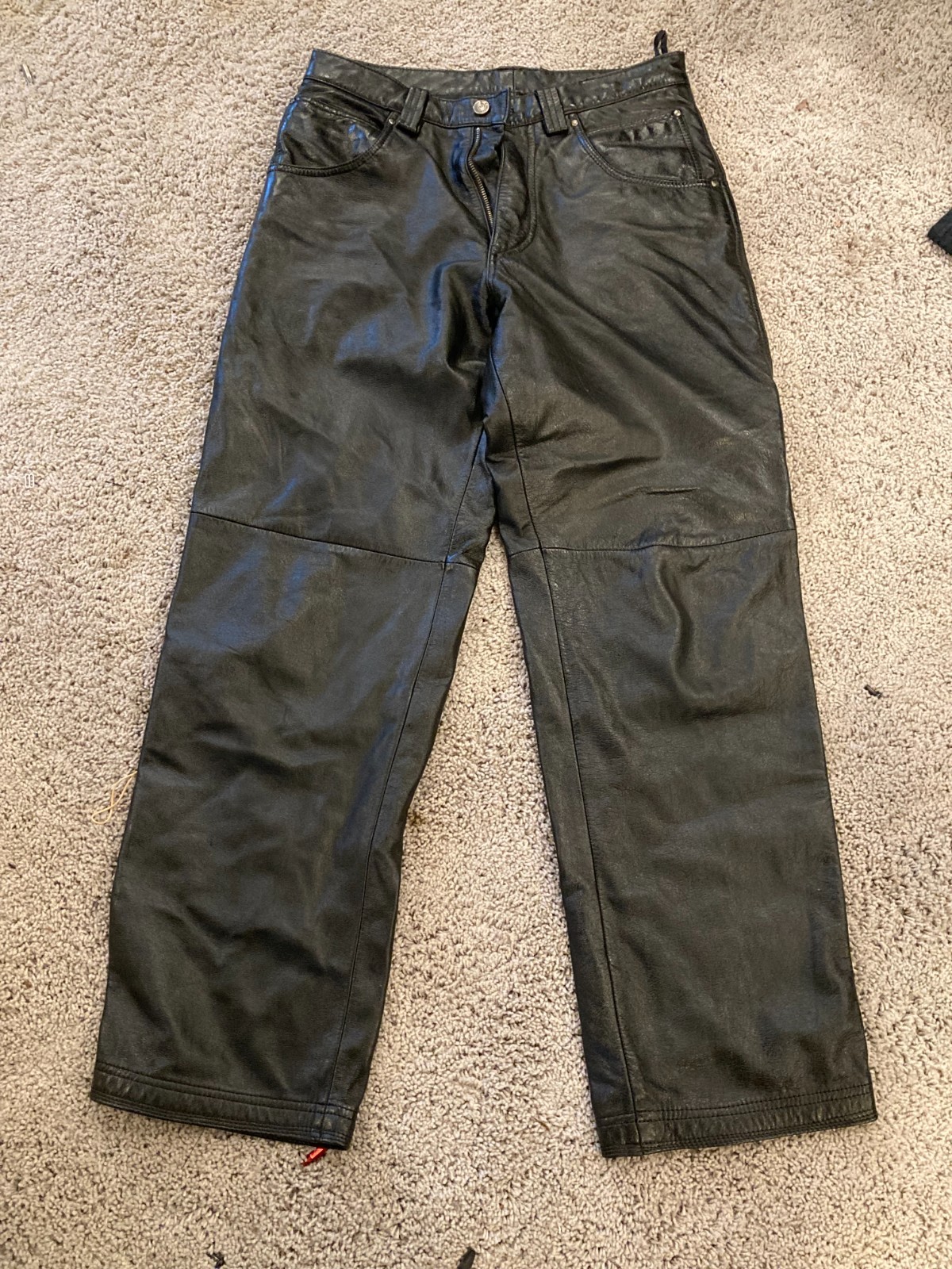 MJulian Wilsons Men’s Black Leather Carpenter Jean Style Pants - Size 30 MJulian Wilsons Men’s Black Leather Carpenter Jean Style Pants - Size 30