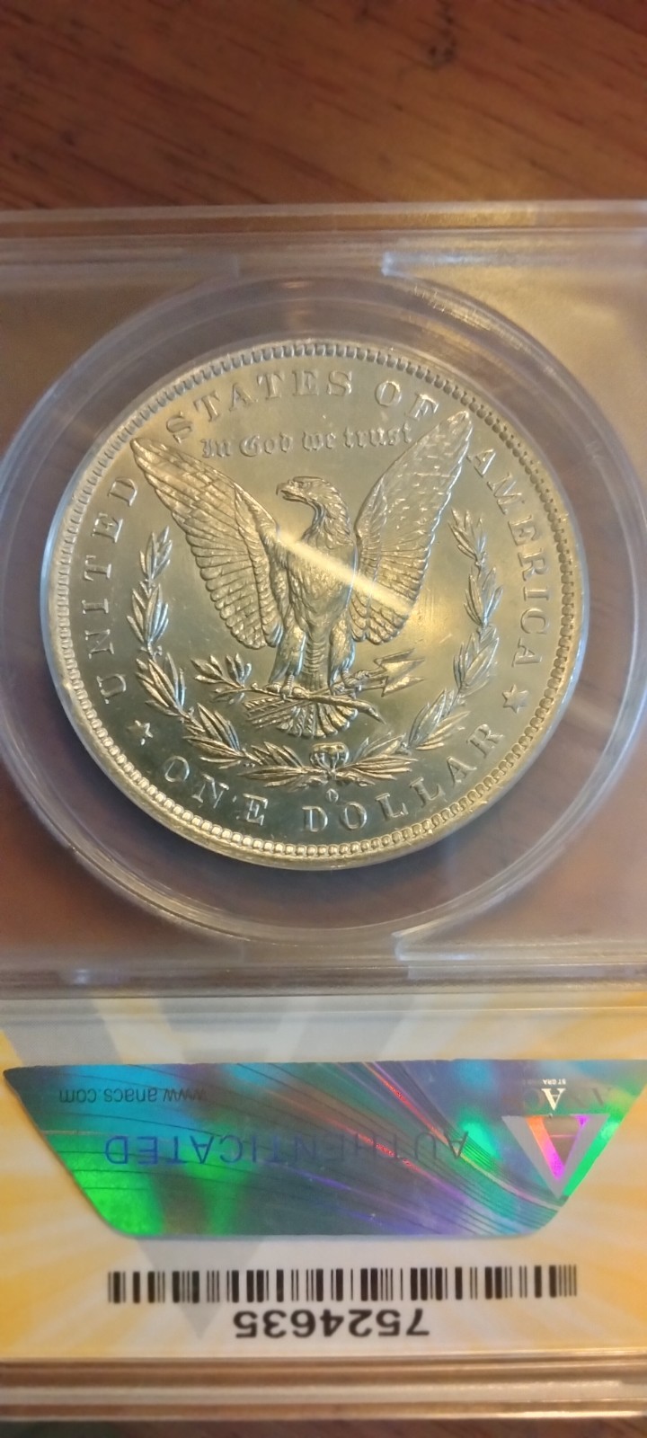 1883 O MORGAN SILVER DOLLAR MS 60 DETAILS A.N.A.C.S. 1883 O MORGAN SILVER DOLLAR MS 60 DETAILS A.N.A.C.S.