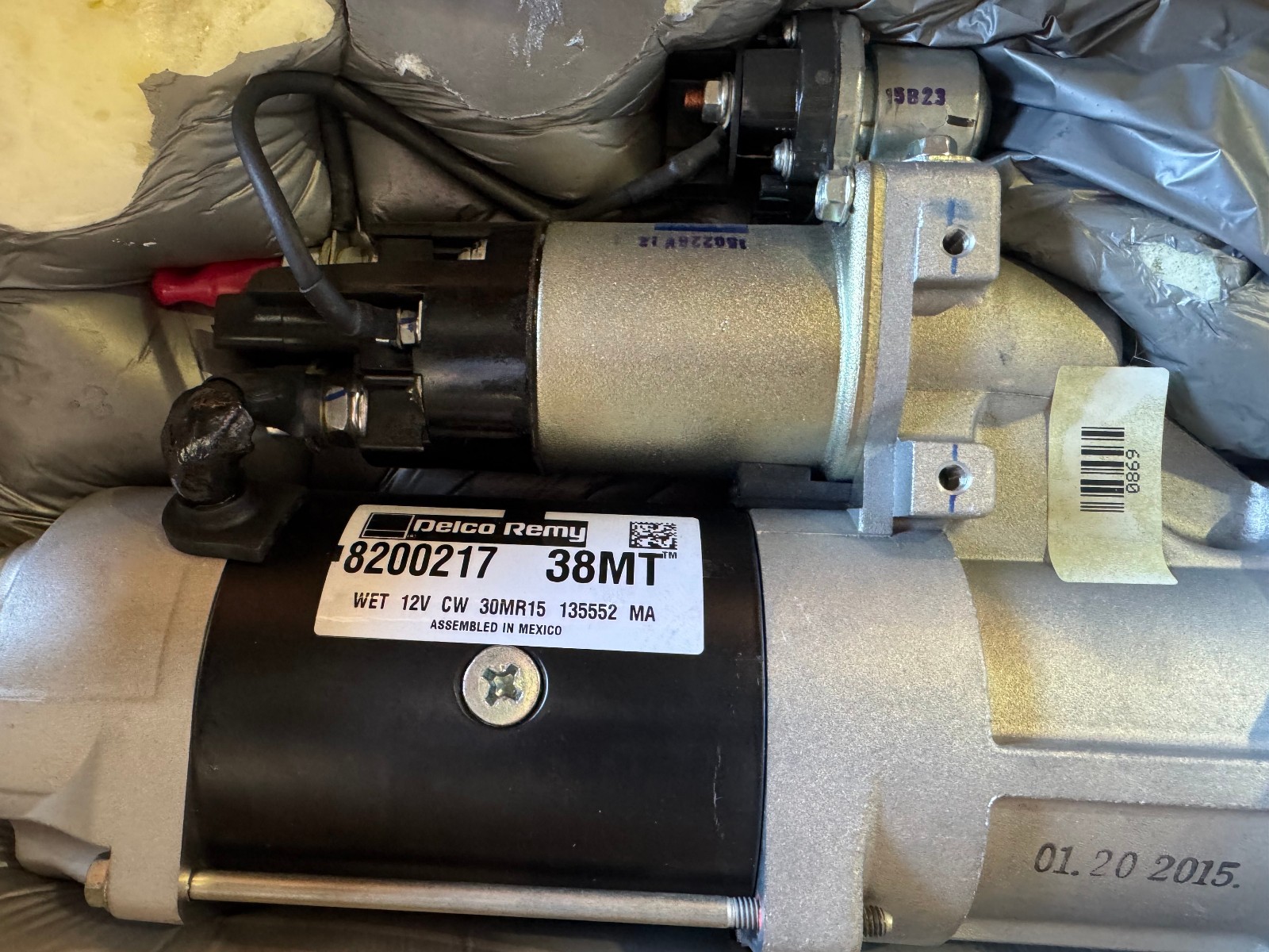 New Original Delco Remy Starter 12V 12T Cummins 8200217 New Original Delco Remy Starter 12V 12T Cummins 8200217