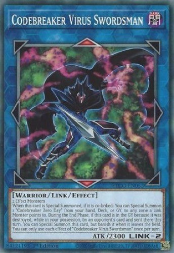 3 x Codebreaker Virus Swordsman (ETCO-EN052) - Common - 1st Edition