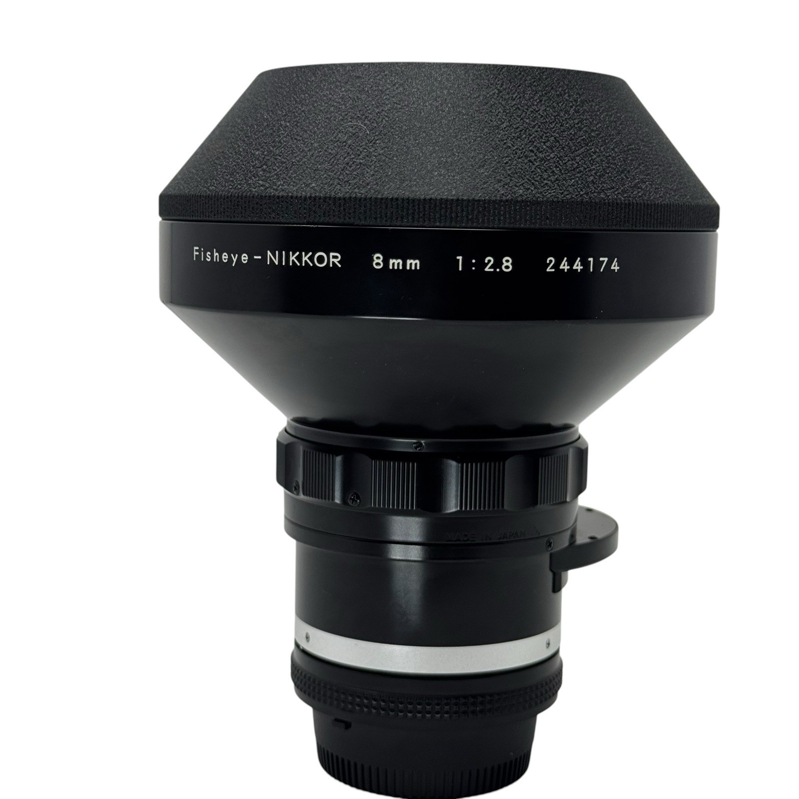 Rare Nikon AI-S Fisheye-Nikkor 8mm f/2.8 Manual Focus Lens with Original Cap