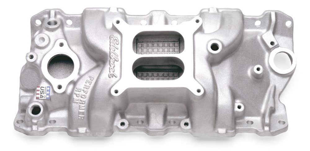 Edelbrock 7101 Performer RPM Intake Manifold For Chevrolet 350 400 Small Block