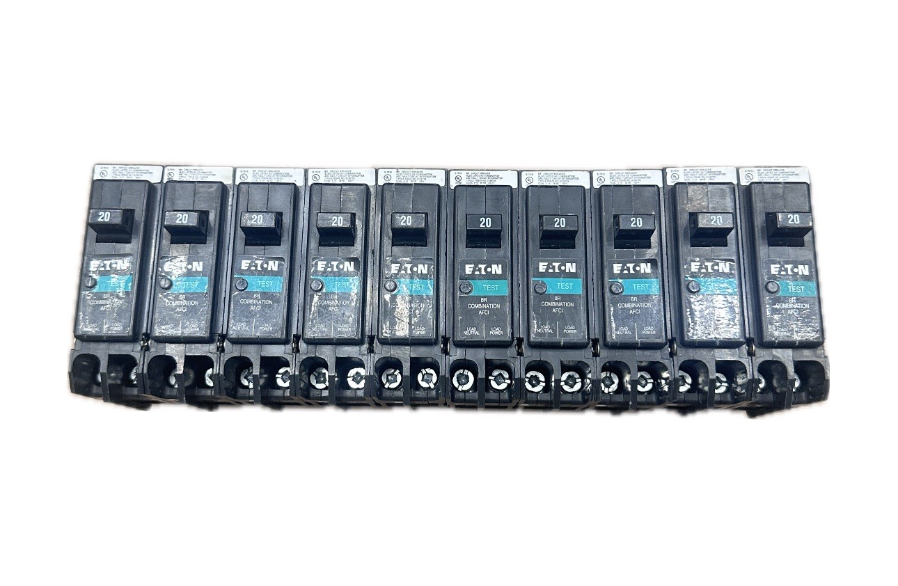 (10) New Eaton BRP120AF Circuit Breaker AFCI 20A 1-Pole 120V  📦