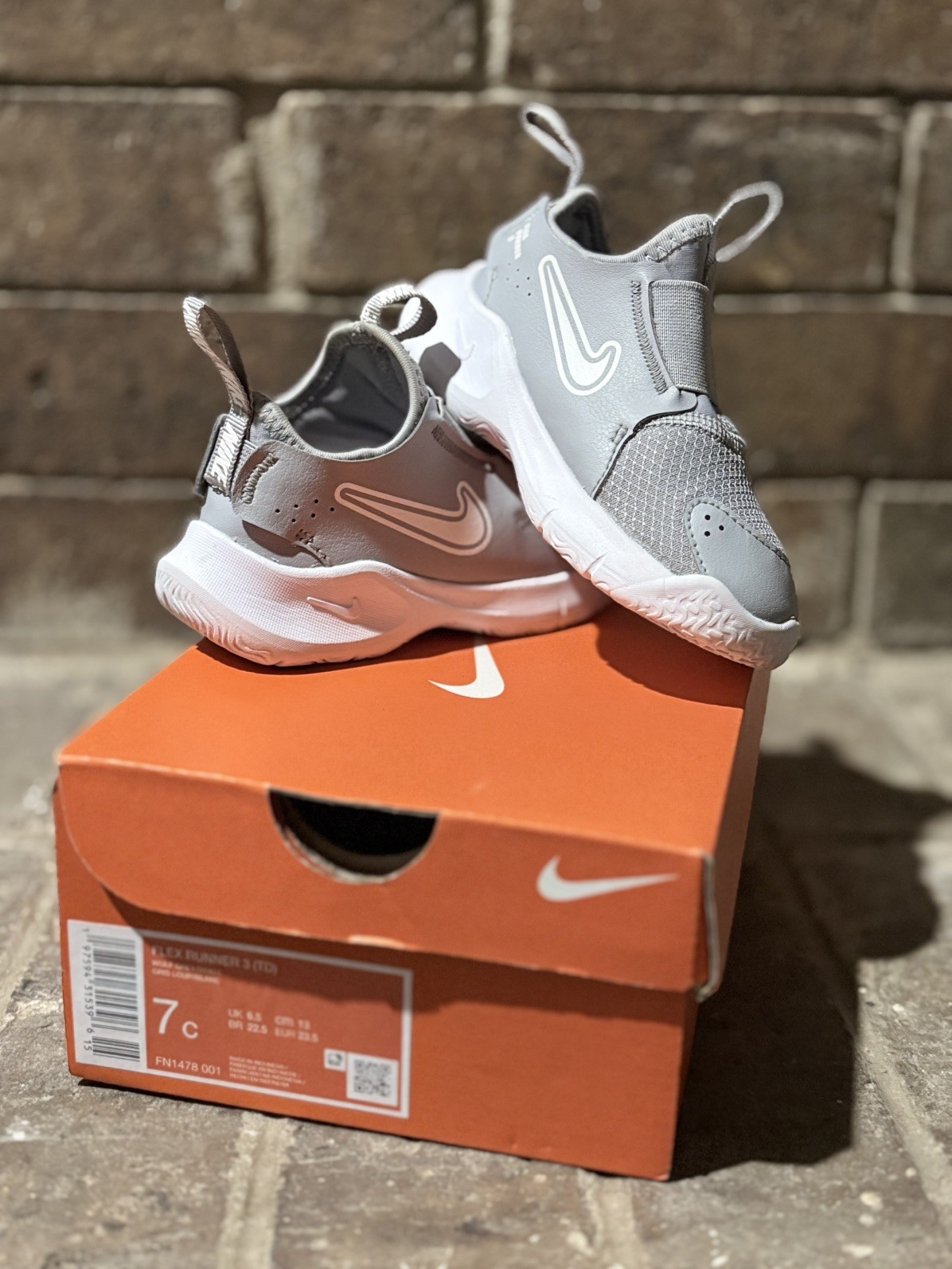 Nike Flex Runner Grey Size 7C