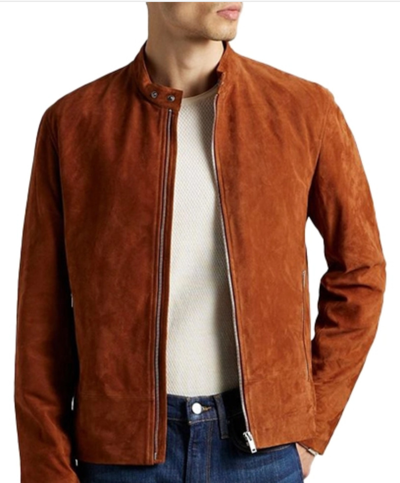 THEORY  Mens Wynwood Radic - Suede Jacket - XXL/XL - $995 - NWT