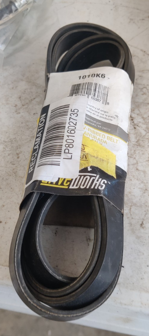 Driveworks 1010K6 Accessory Drive Serpentine Belt Chevy Ford Mitsubishi