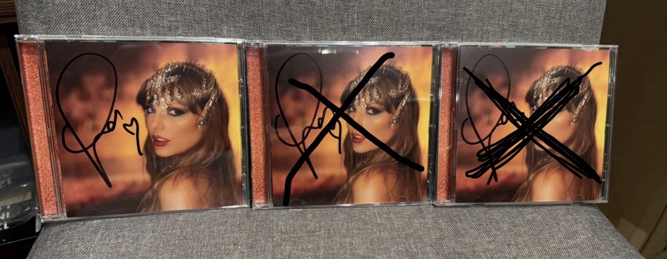 Taylor Swift - The Life of a Showgirl CD, Hand Signed✍️ Photo # 1 (TLOAS)