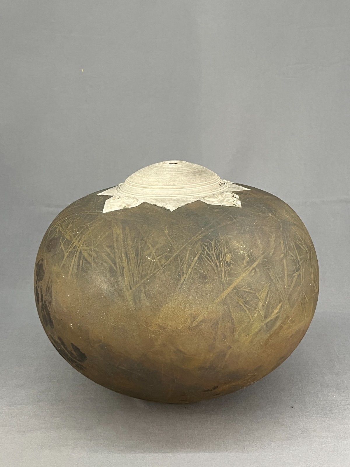 Vtg Rick Foris Raku Pottery 12\