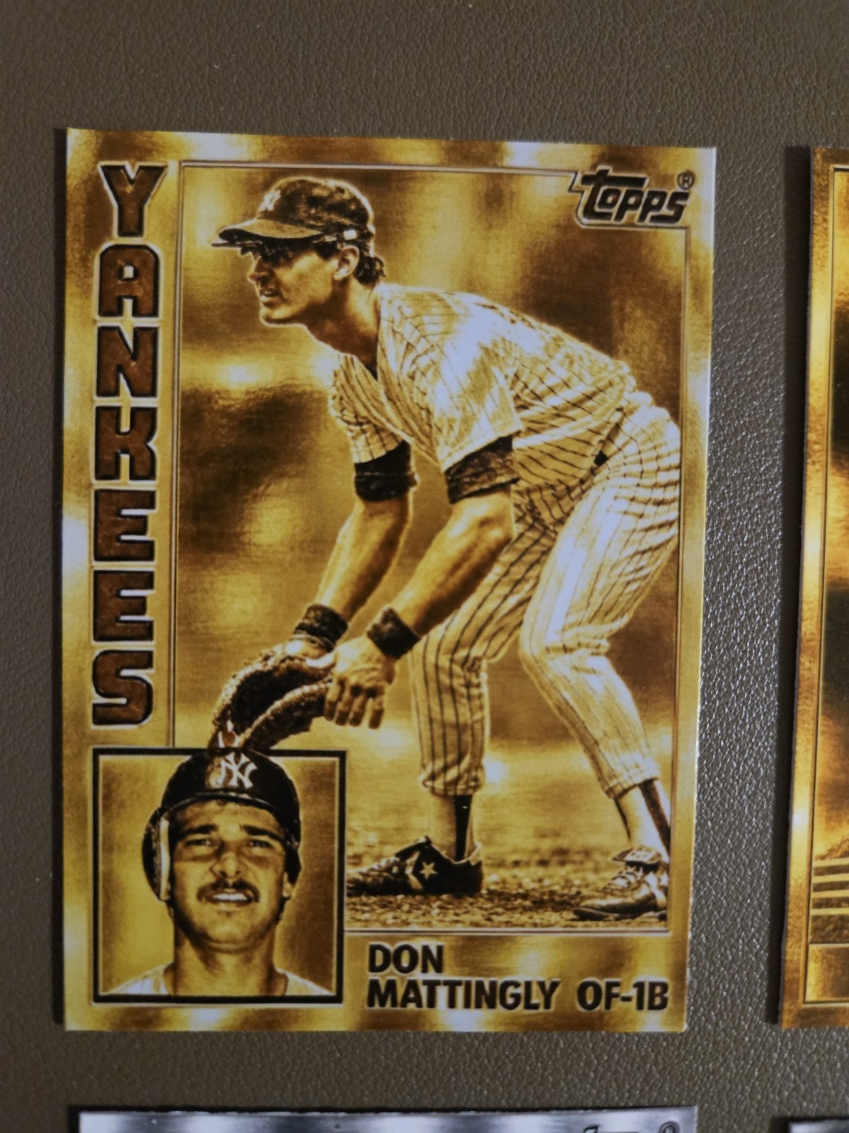 Don Mattingly Custom Card - Gold Don Mattingly Custom Card - Gold