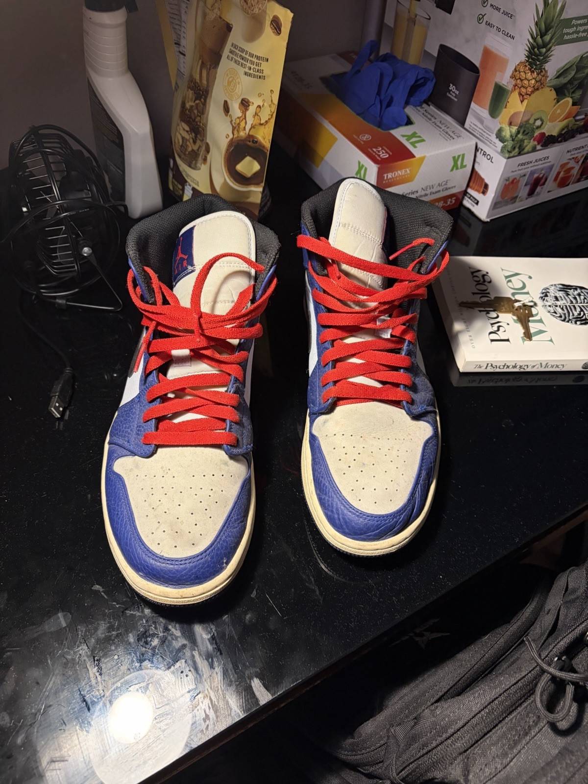 Jordan Air Jordan 1 Retro SE Mid Deep Royal Blue/Black 852542-400 2019