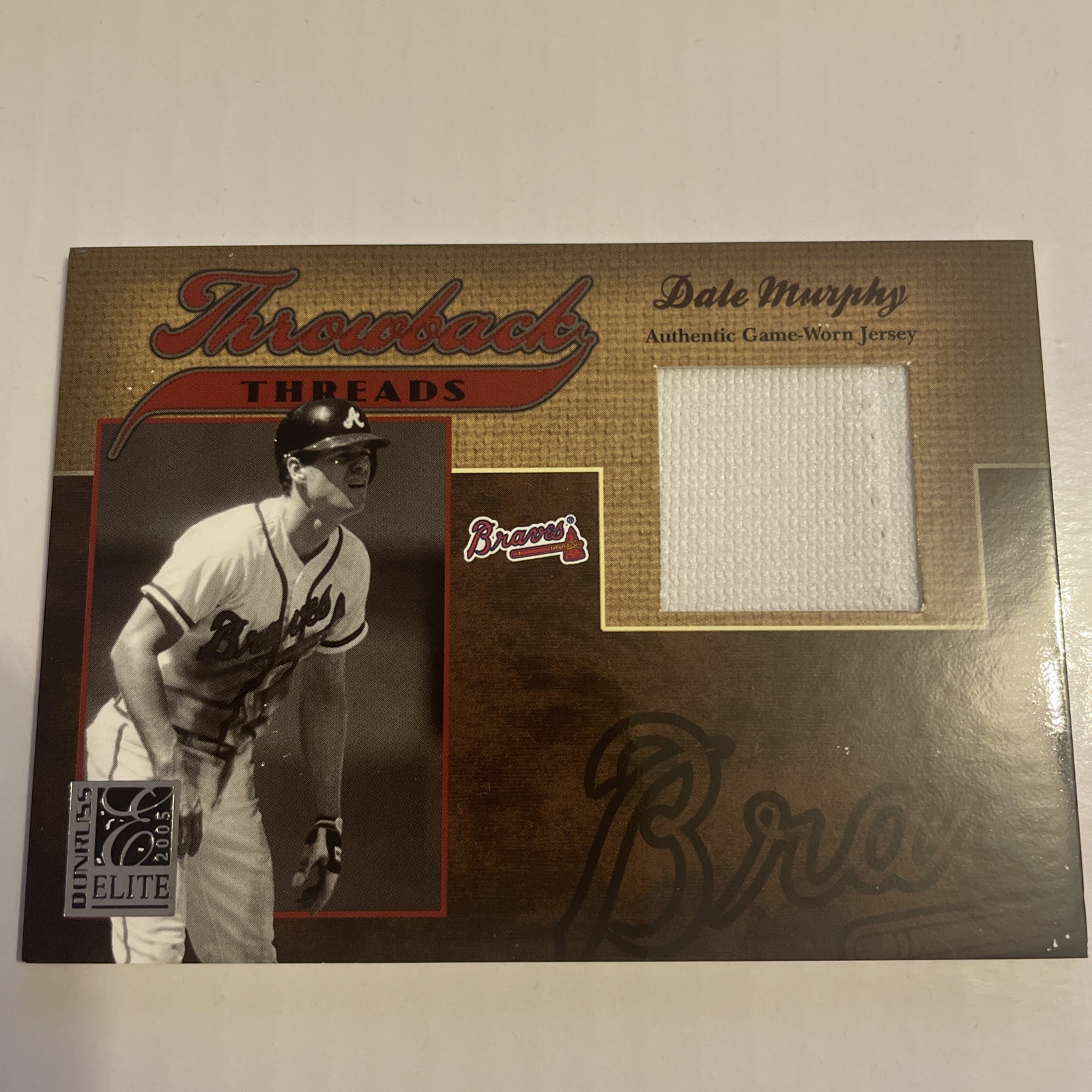 2005 Donruss Elite - Throwback Threads Dale Murphy #TT-8    /150