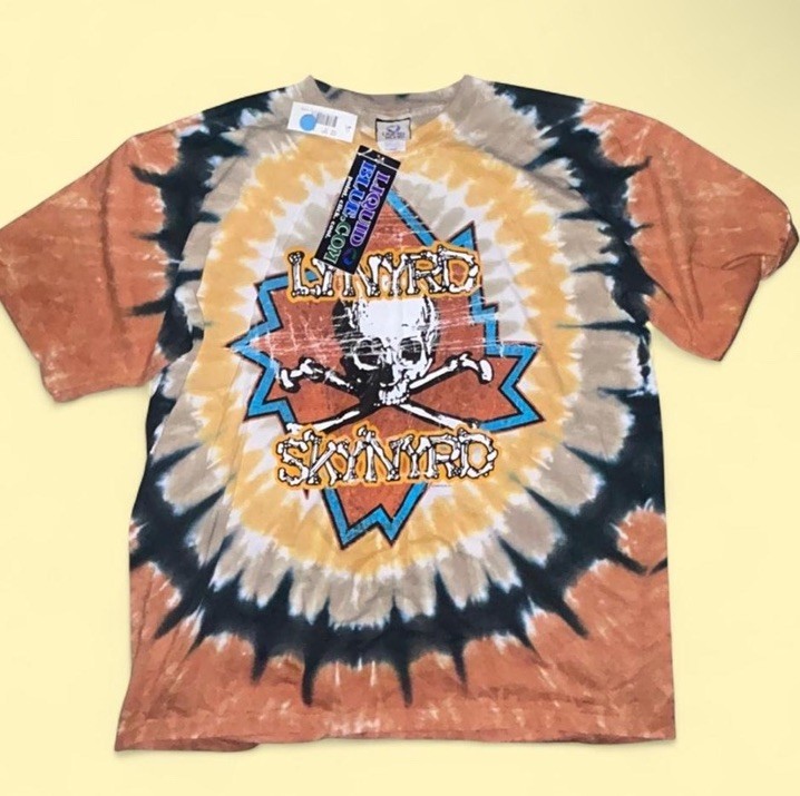 DEADSTOCK VINTAGE Liquid Blue Lynrd Skynrd Band Tee Tie-dye Size XL DEADSTOCK VINTAGE Liquid Blue Lynrd Skynrd Band Tee Tie-dye Size XL