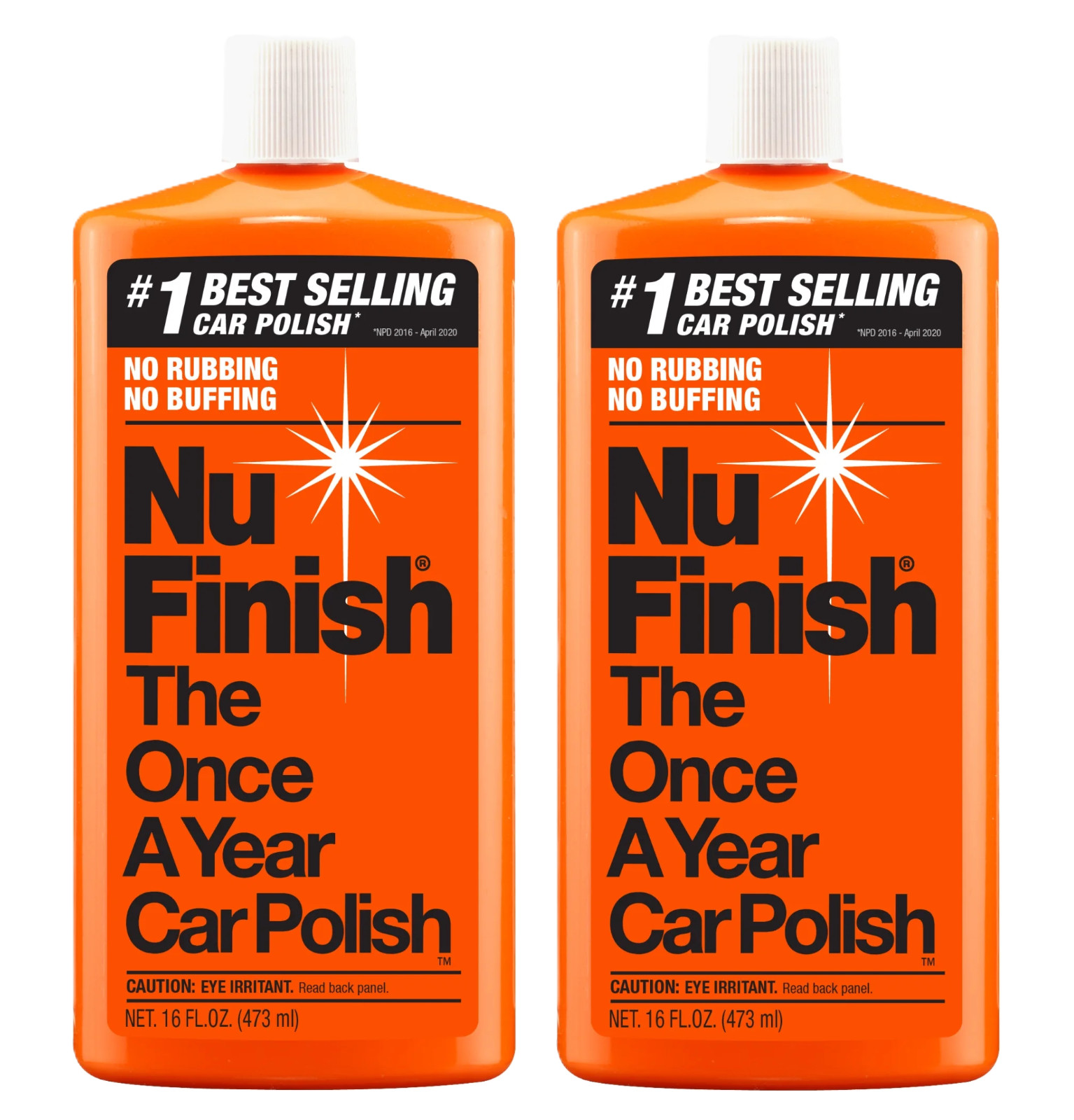 Nu Finish The Once A Year Car Polish, 16 oz. bottle (2 Packs)
