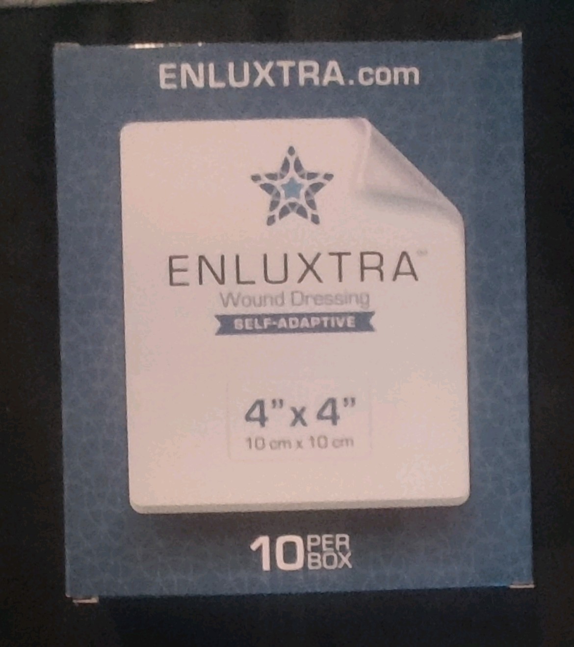 ENLUXTRA Self-Adaptive Wound Dressing 4x4in AWDS-1010 10pcs