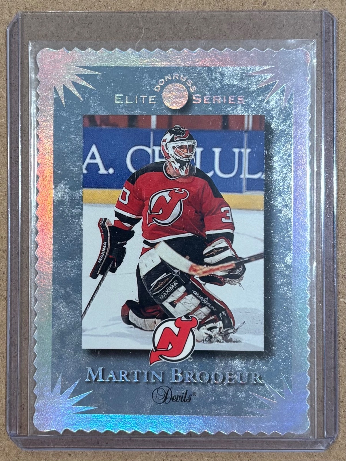 1994-95 Donruss Elite Series - Martin Brodeur - Limited to 10000 - NJ Devils 1994-95 Donruss Elite Series - Martin Brodeur - Limited to 10000 - NJ Devils