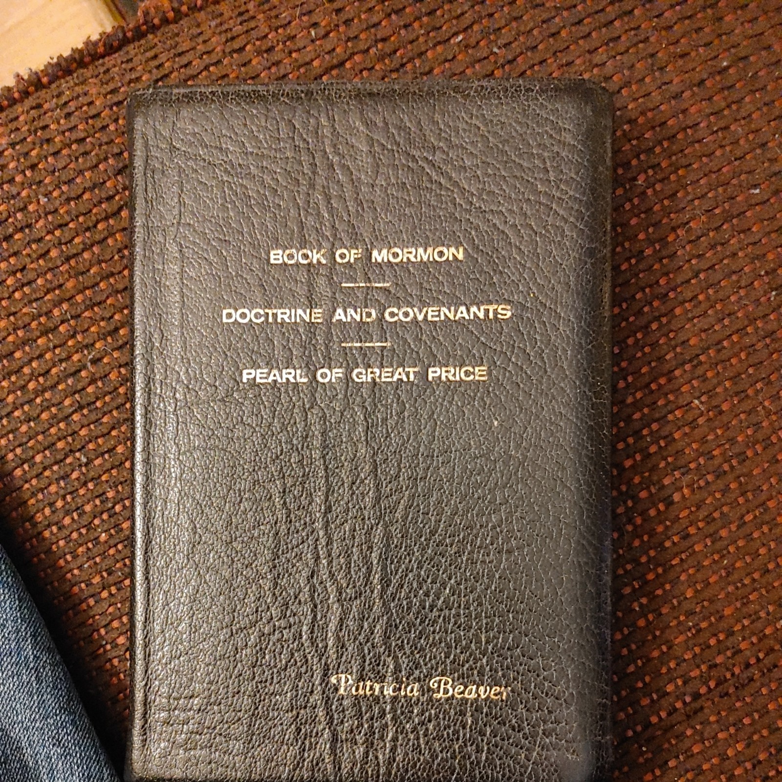 Vintage 1975 LDS Book of Mormon D&C Pearl of GP Triple Combo Scriptures tabs Vintage 1975 LDS Book of Mormon D&C Pearl of GP Triple Combo Scriptures tabs