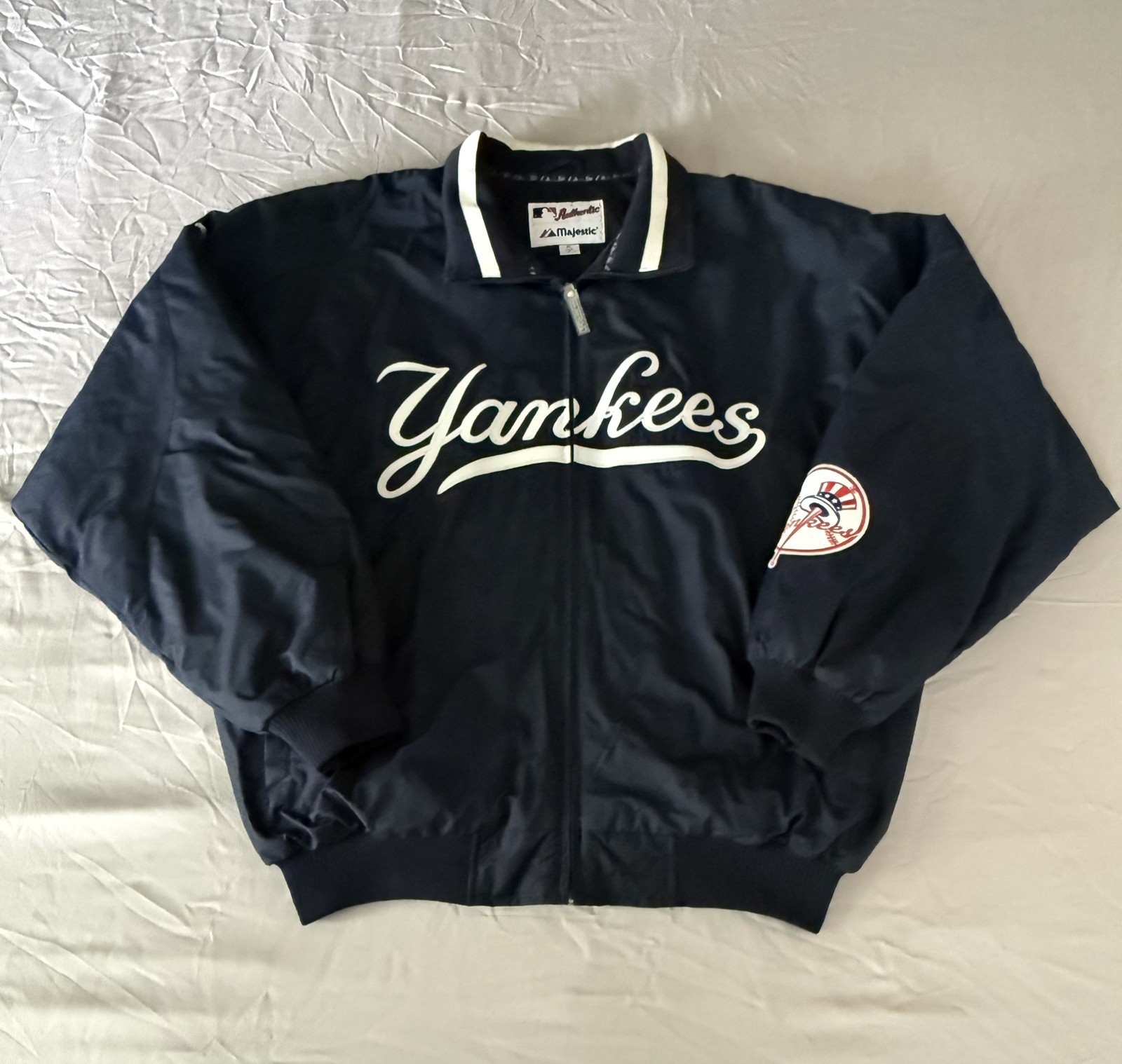 Vintage 90s - 2000s New York Yankees Majestic Authentic Collection Jacket XL MLB