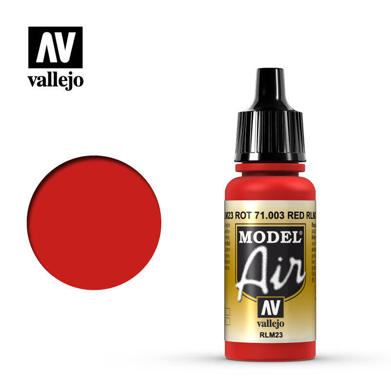 Vallejo Model Air Acrylic Hobby Paints : 17ml Bottles For Airbrushing & Brushing