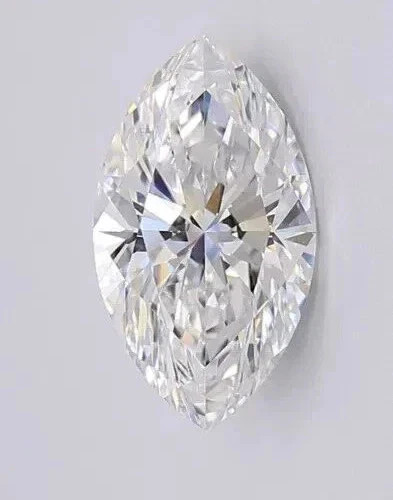 0.43 Cts MARQUISE Cut IGI Certified Lab Grown CVD Diamond D Color VS2 Clarity