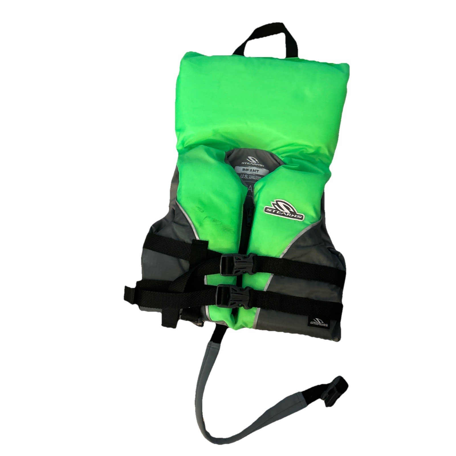 Stearns Infant 30lb Life Jacket Vest USCG Approved Type II 152-11 Neon Green Stearns Infant 30lb Life Jacket Vest USCG Approved Type II 152-11 Neon Green
