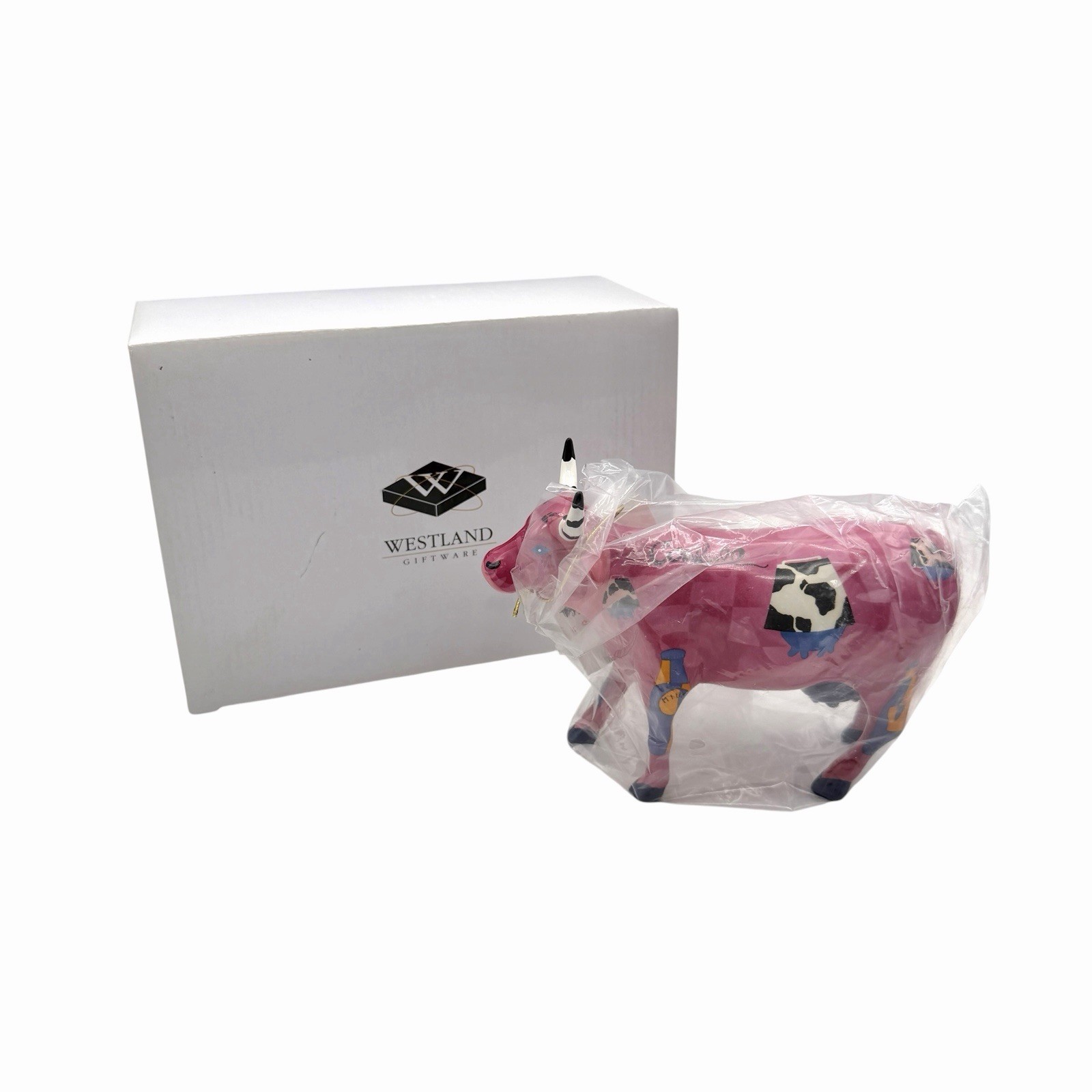 Cow Parade Cowbell 2001 Complete w/ Box & Tag Item #9203 Cow Parade Cowbell 2001 Complete w/ Box & Tag Item #9203