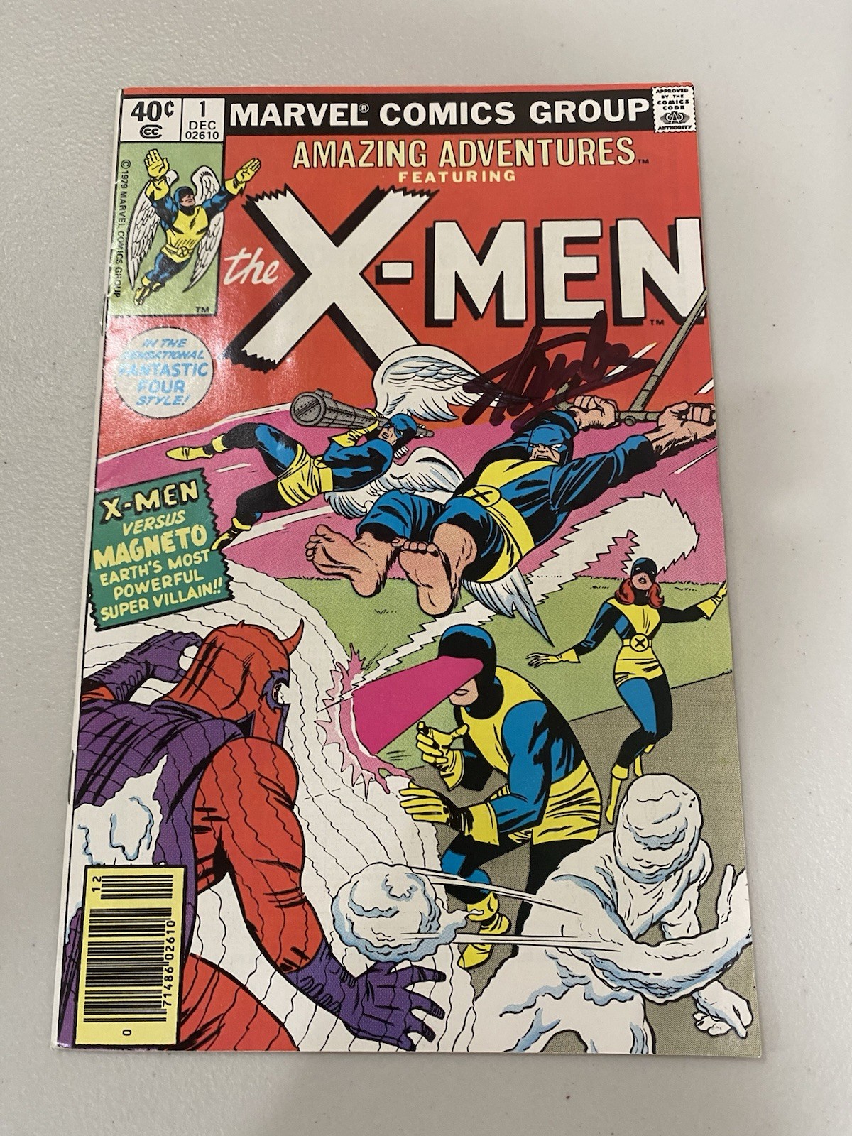 Amazing Adventures Featuring X-Men #1 Signed Stan Lee & Jack Kirby 1979 VF Amazing Adventures Featuring X-Men #1 Signed Stan Lee & Jack Kirby 1979 VF