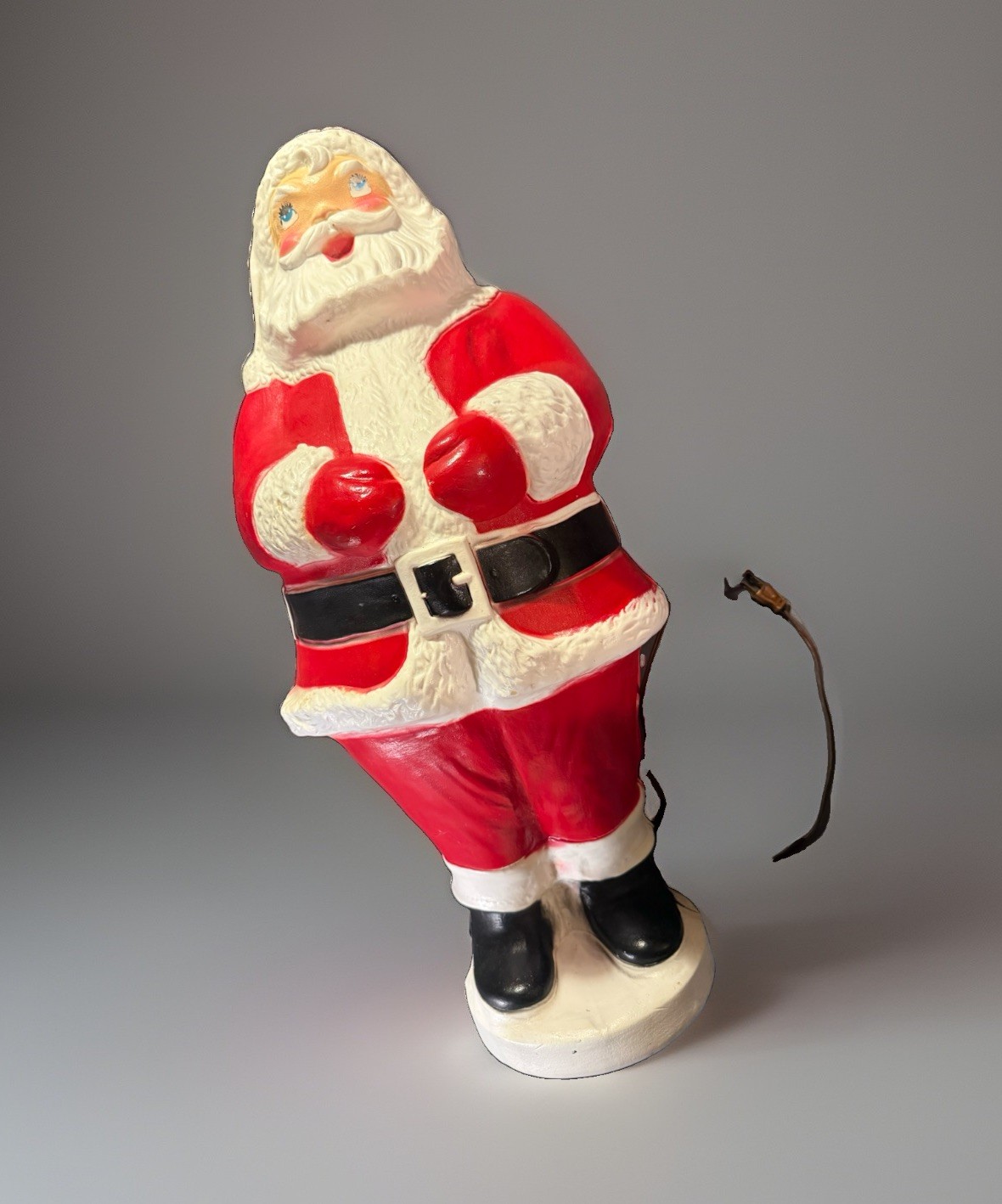 Vintage Beco Santa Claus Christmas Blow Mold w/ Original Box works xmas holiday Vintage Beco Santa Claus Christmas Blow Mold w/ Original Box works xmas holiday