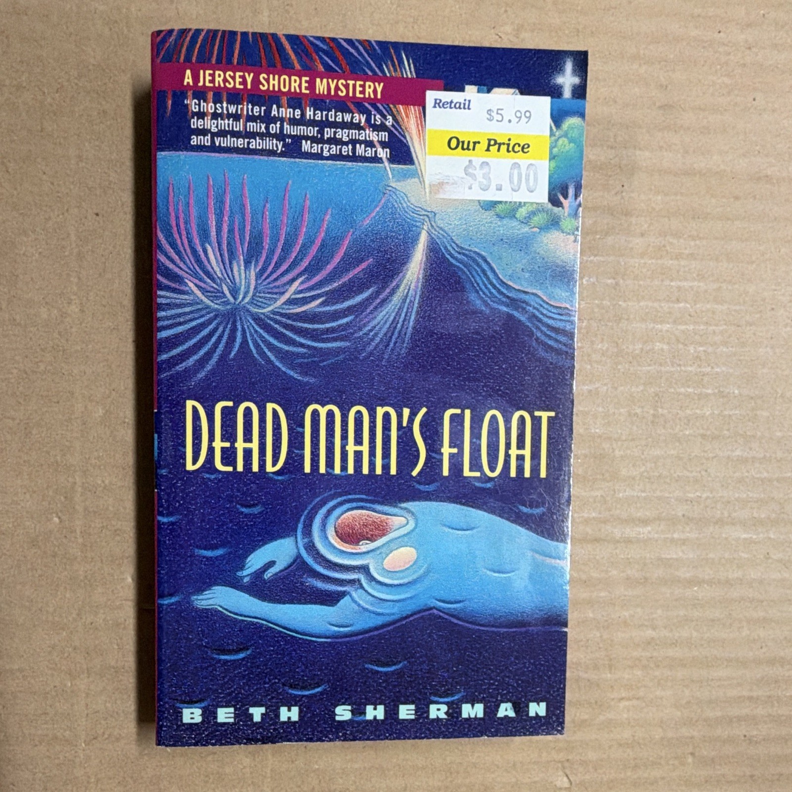 Beth Sherman Dead Man\'s Float (Jersey Shore Mystery) Paperback YA Mystery