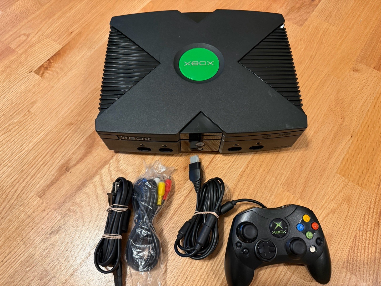 Original Xbox Console, Controller, Cables - Recapped, Serviced, Cleaned & Tested