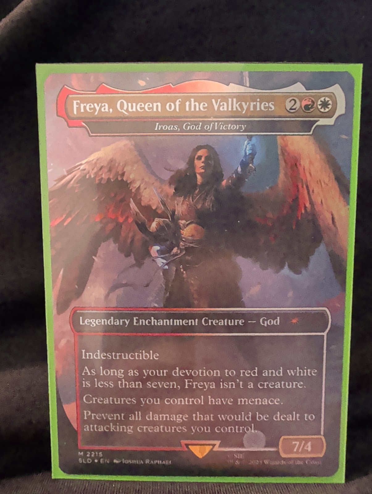Freya, Queen of the Valkyries - Iroas, God of Victory Secret Lair Drop Foil
