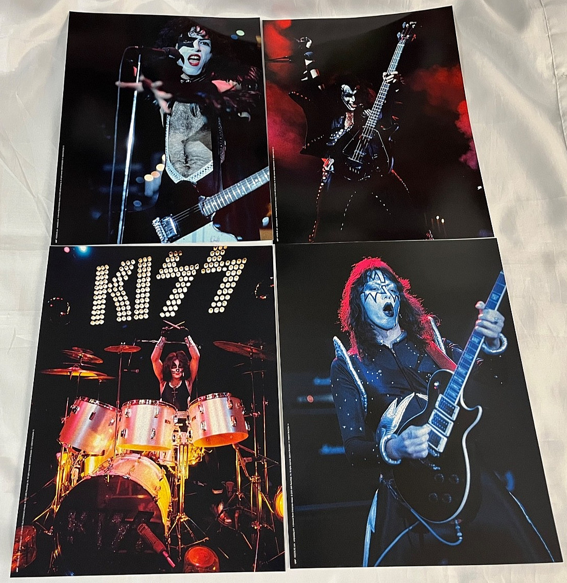 KISS Alive 4 Live Color Glossy Photos 50th Anniversary Box Set 9\