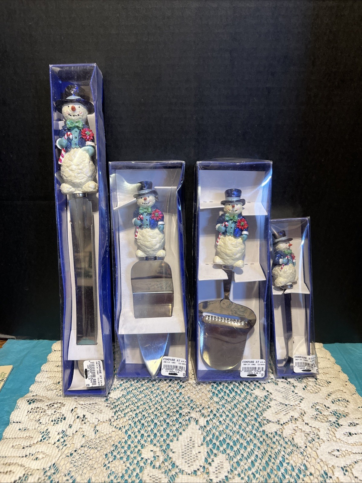 Fitz And Floyd Snowman Serving Lot Fitz And Floyd Snowman Serving Lot