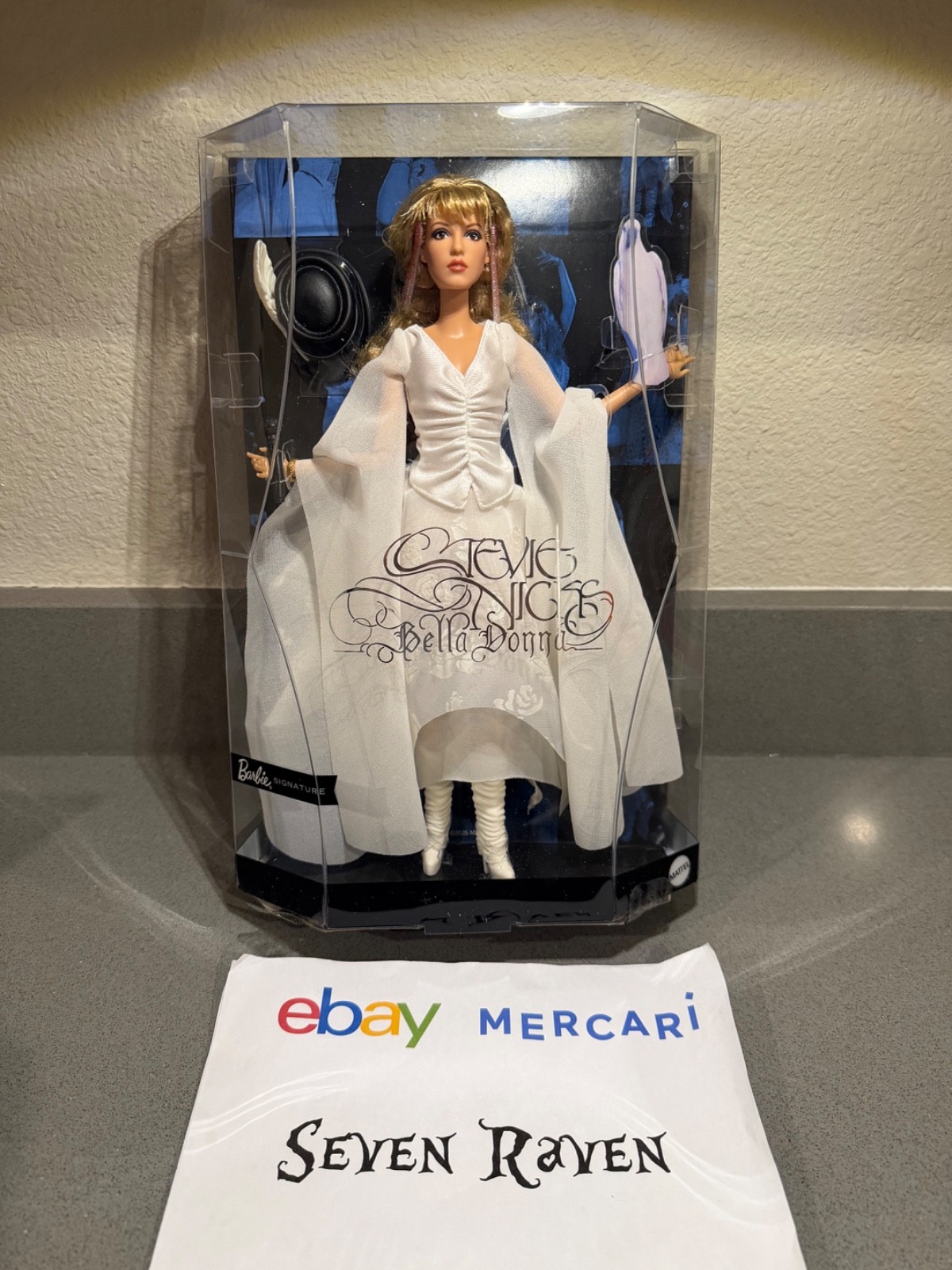 Barbie Stevie Nicks Bella Donna White Dress Doll IN HAND SHIPS ASAP