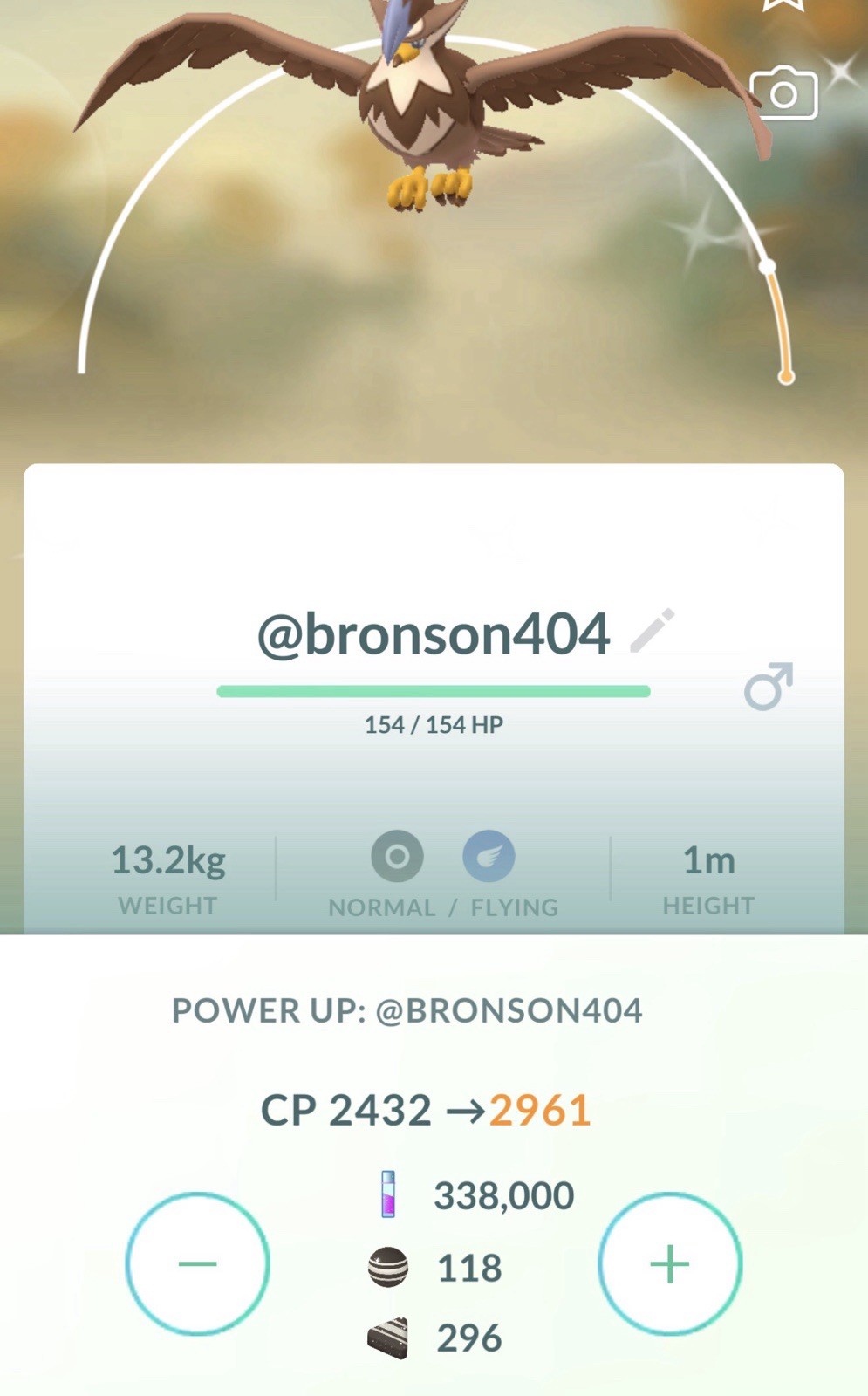 Pokemon G0✨ Level 50 Shiny Staraptor✨1M SD✨3 Skills Pokemon G0✨ Level 50 Shiny Staraptor✨1M SD✨3 Skills