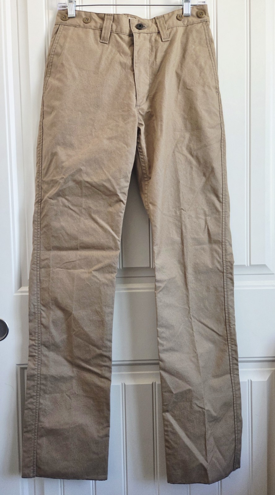 NWOT Men\'s FILSON Dry Shelter Cloth Pants Beige Cotton Work Casual Pants 30 NWOT Men\'s FILSON Dry Shelter Cloth Pants Beige Cotton Work Casual Pants 30