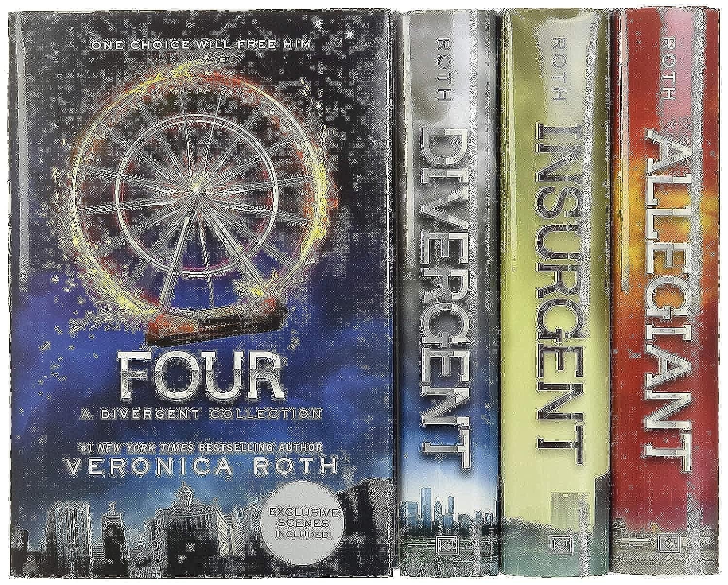 Divergent Series Four-Book Hardcover Gift Set by Veronica Roth - GOOD Divergent Series Four-Book Hardcover Gift Set by Veronica Roth - GOOD