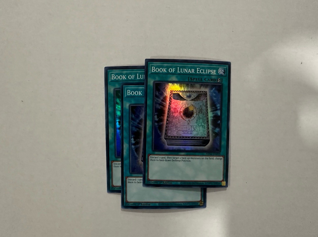Yu-Gi-Oh 3x Book of Lunar Eclipse MP22-EN099 1st Ed M/NM SUPER RARE 2022 Yu-Gi-Oh 3x Book of Lunar Eclipse MP22-EN099 1st Ed M/NM SUPER RARE 2022