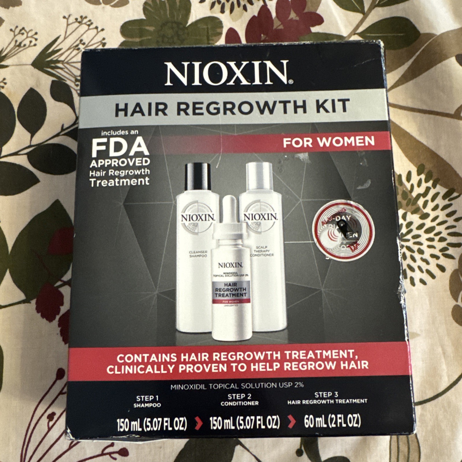 Nixon Hair Regrowth Kit For Woman EXP 8/2024 New