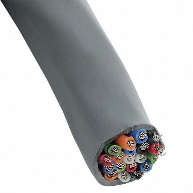 Belden 8619 060 Multi-Cond. Cable, 19C, 18 AWG, 19x30, Gray, TC - 45 ft. Length