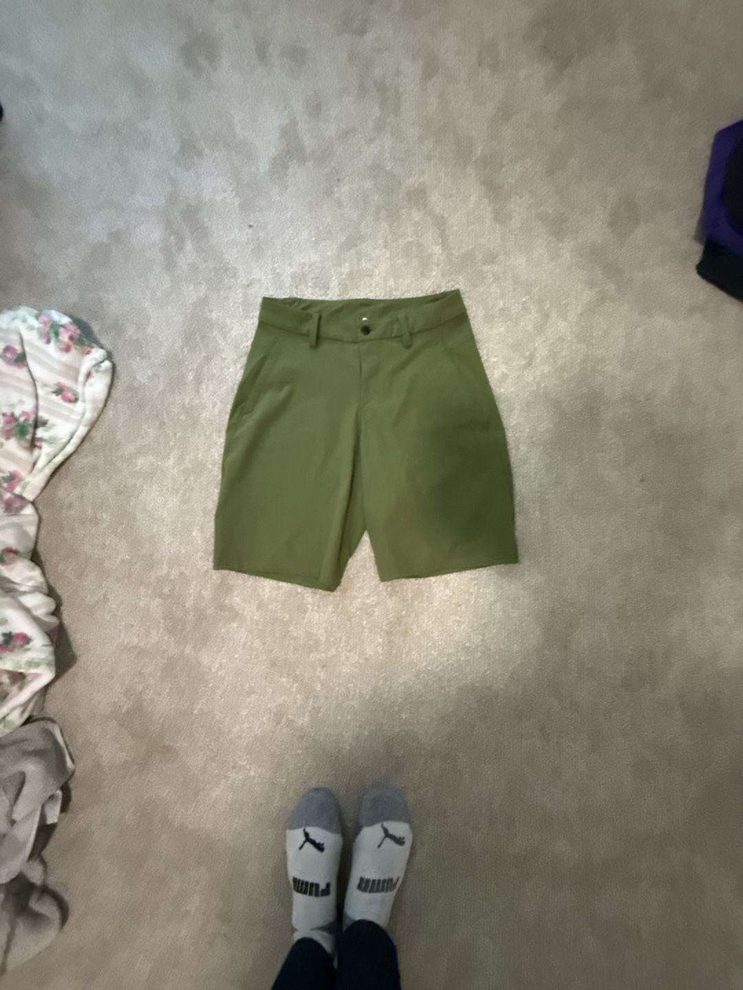 Lululemon Commission Short Green Warpstreme Athleisure