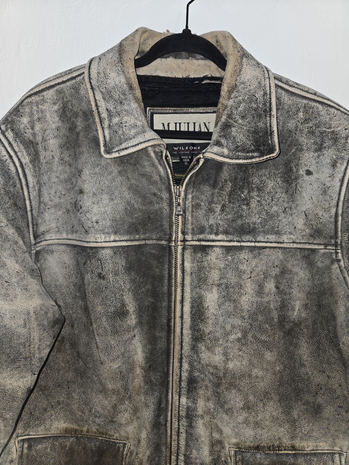 Vintage 80s/90s Wilson Leather Jacket M Julian 3M Thinsulate Insulate