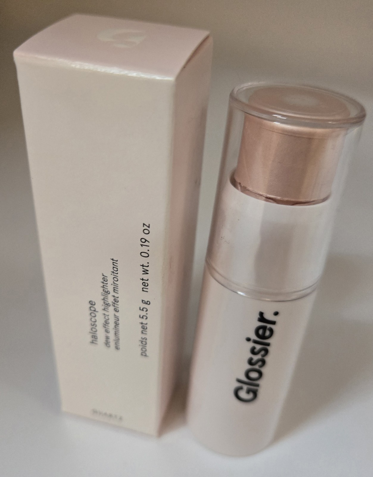 Quartz Glossier Haloscope Dew Effect Highlighter 5.5g Gel Stick New & Boxed