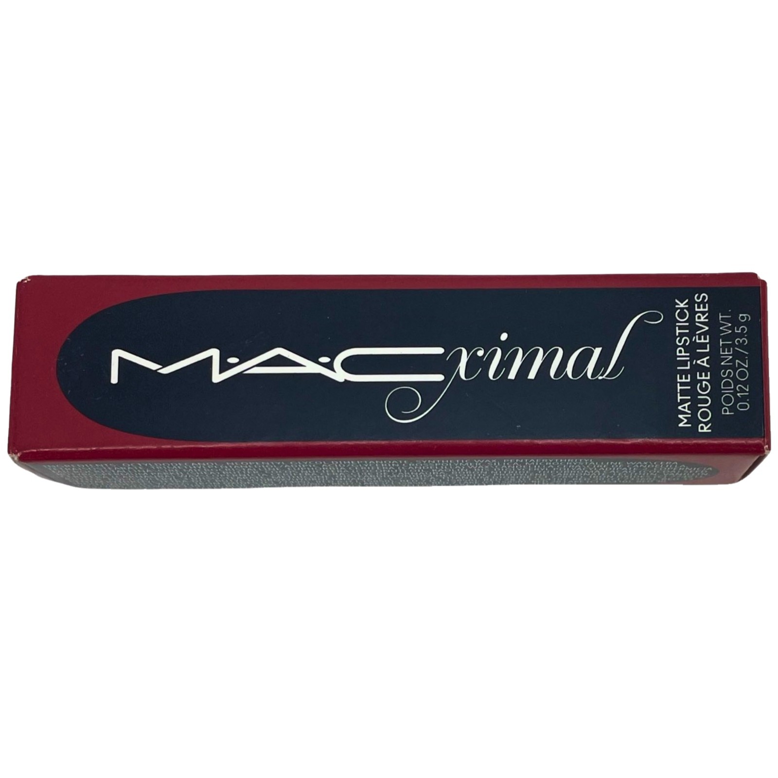 MAC Macximal Matte Lipstick 612 Russian Red Longwear Lip Color 0.12 oz / 3.5 g