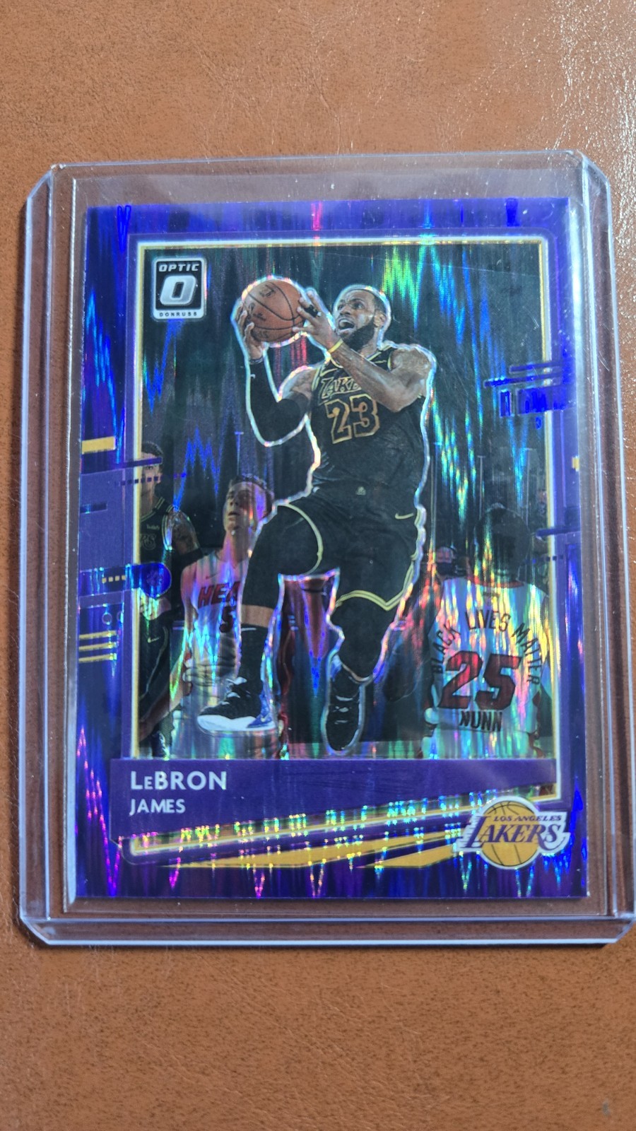 2020-21 Panini Donruss Optic - LeBron James #13 Purple Shock Prizm